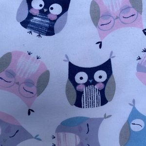 Handmade facemask (Owls)